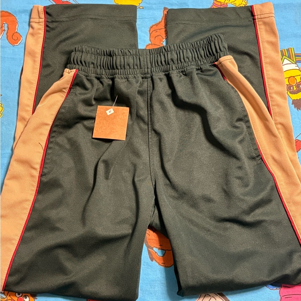 Kids' Black and Tan Track Pants